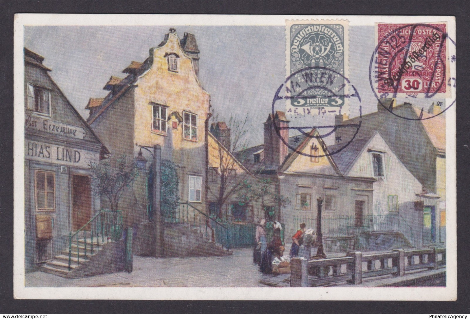 Postcard, Austria Vienna, Ratzenstadel