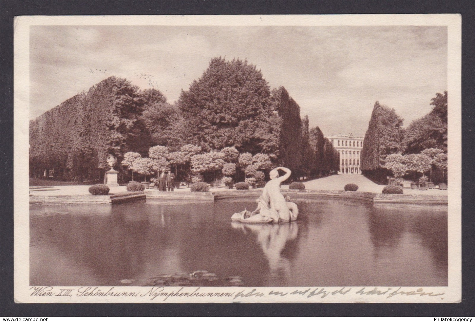 Postcard, Austria Vienna, Schönbrunn, Nymphenbrunnen