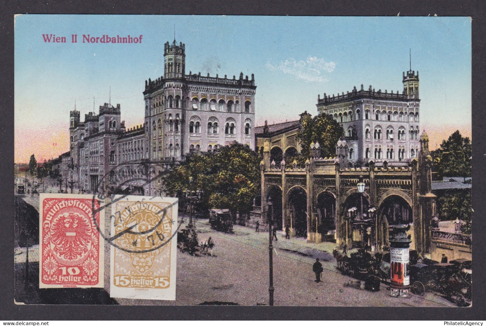 Postcard, Austria Vienna, Wien I Nordbahnhof