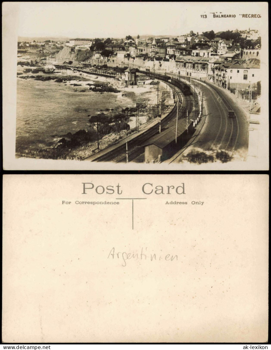 Postcard Buenos Aires Balneario Recreo 1930  Argentinien Argentina
