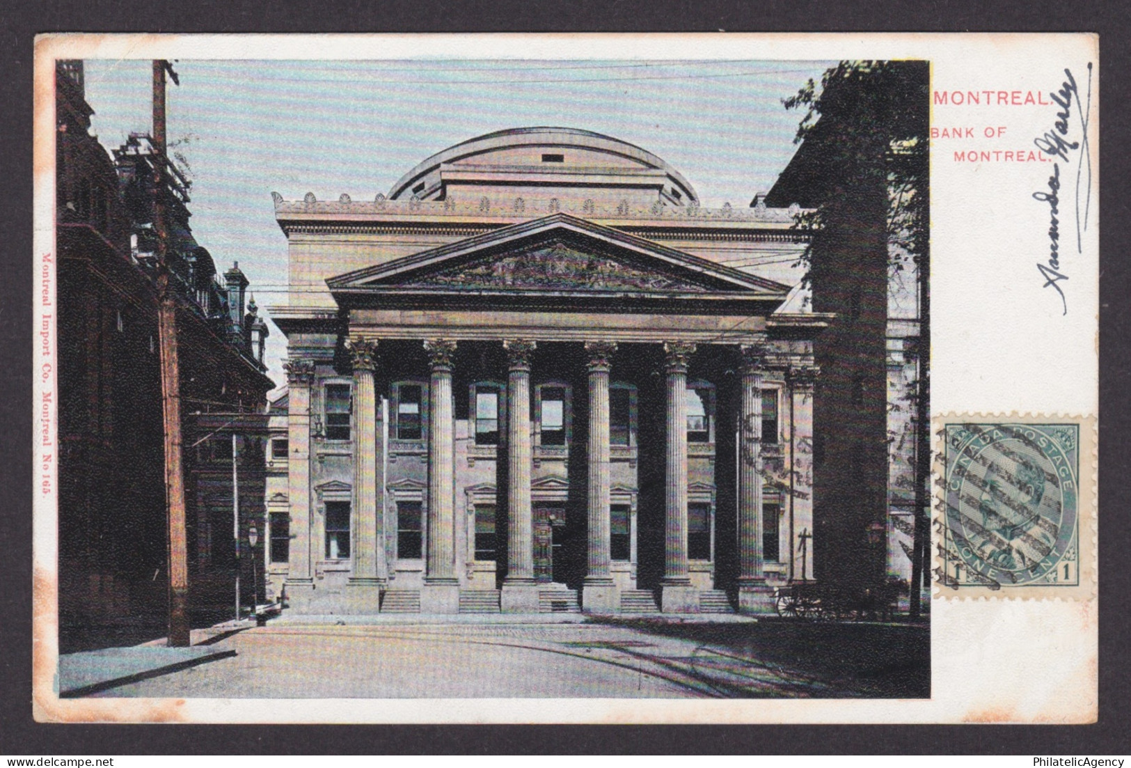 Postcard, CANADA, Montreal, Bank of Montreal