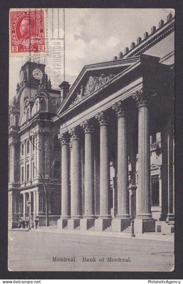 Postcard, CANADA, Montreal, Bank of Montreal