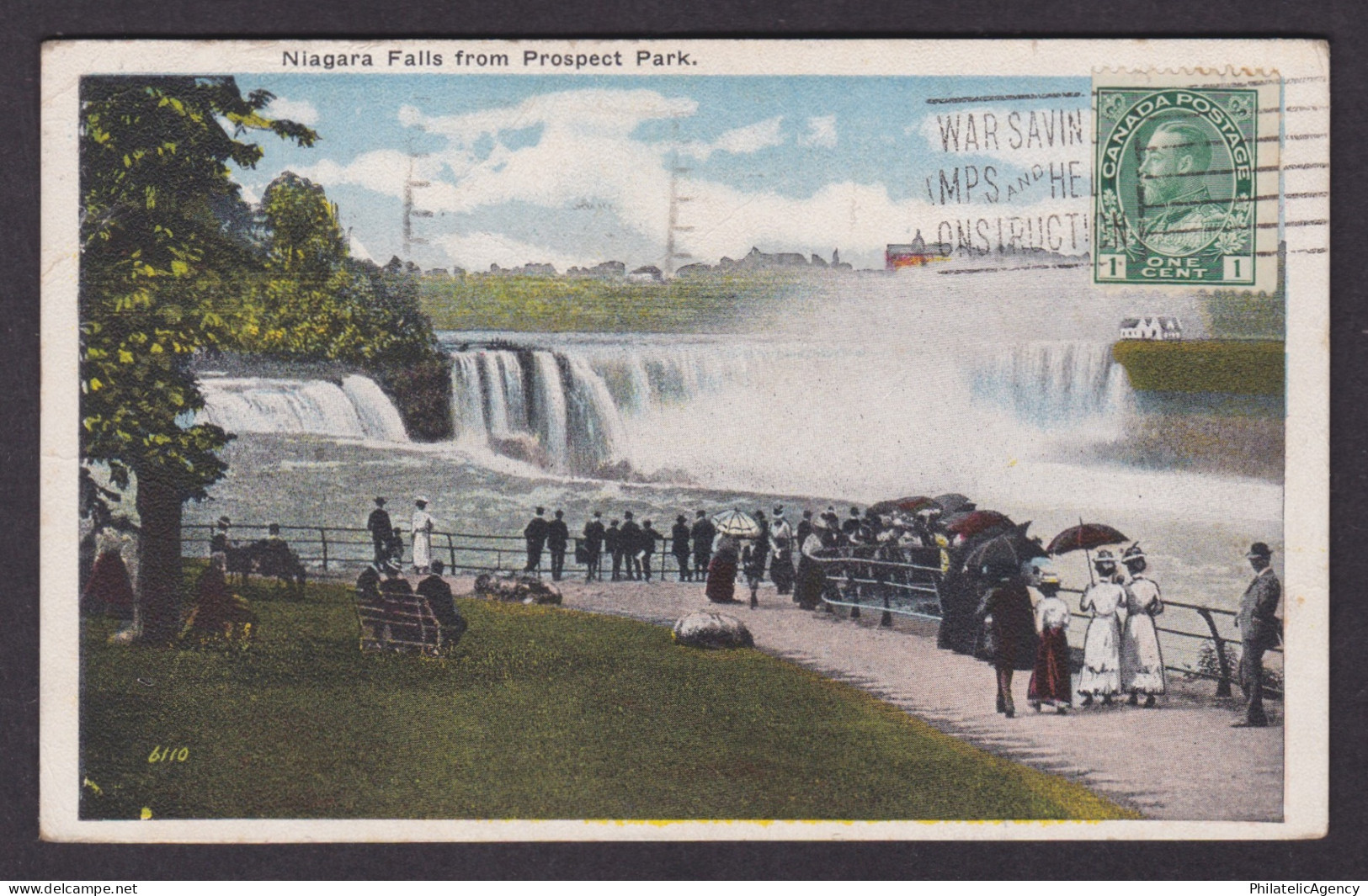 Postcard, CANADA, Niagara Falls, Niagara Falls from Prospect Park