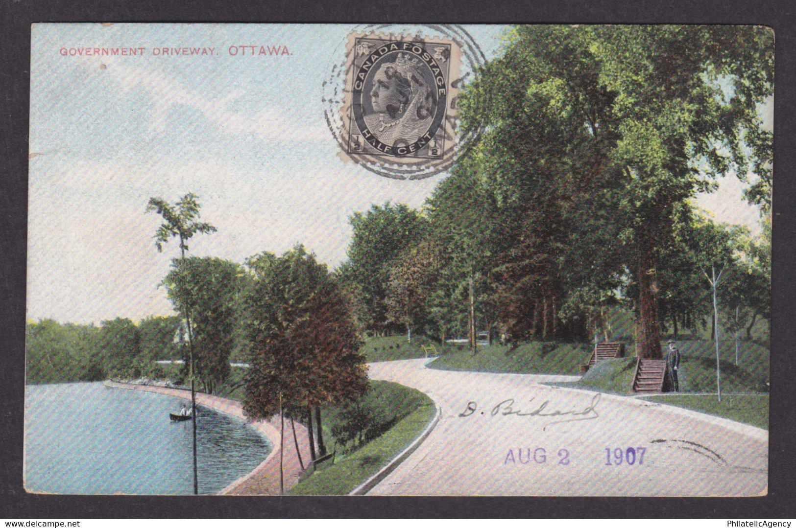 Postcard, CANADA, Ottawa, Government Driveway