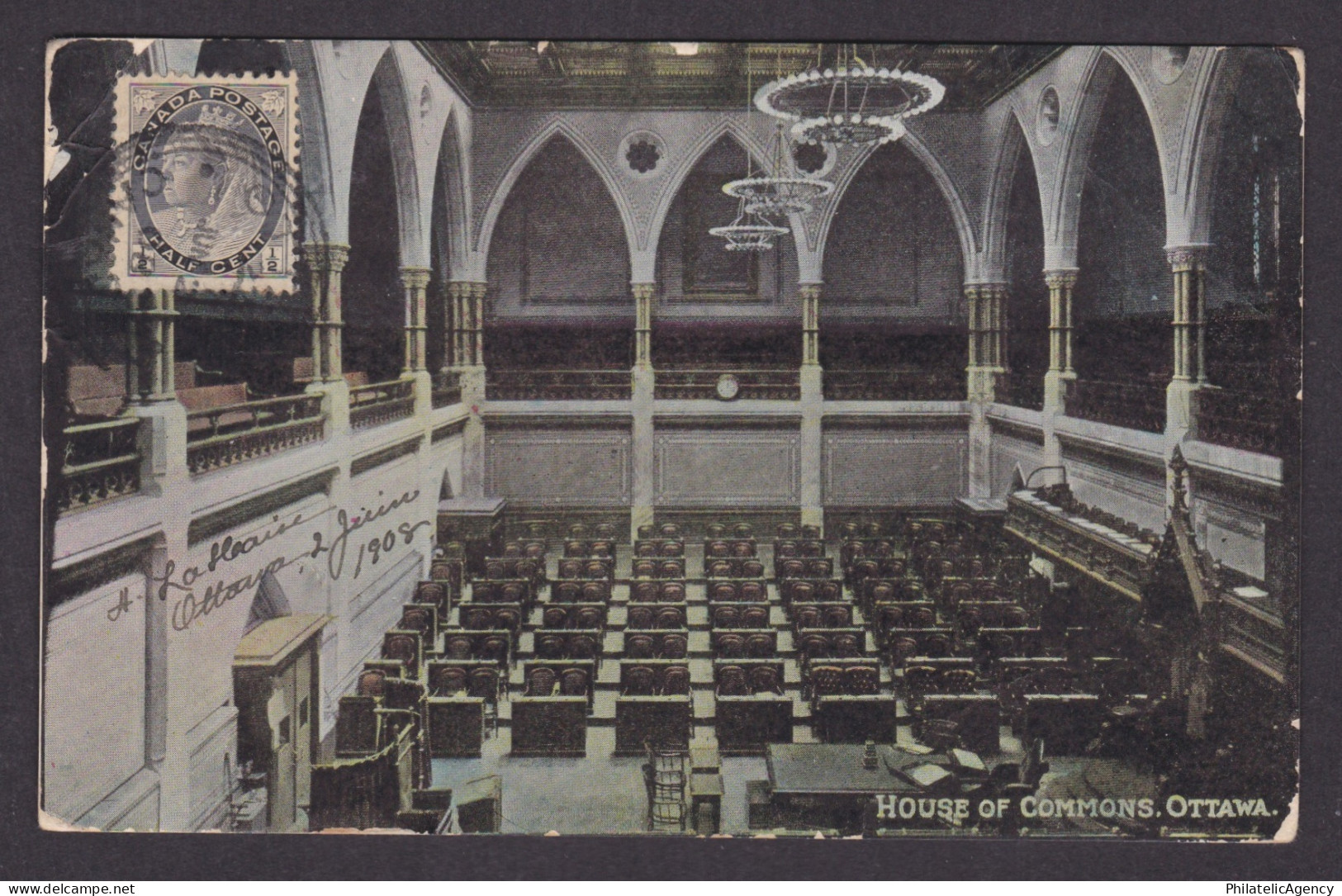 Postcard, CANADA, Ottawa, House of Commons