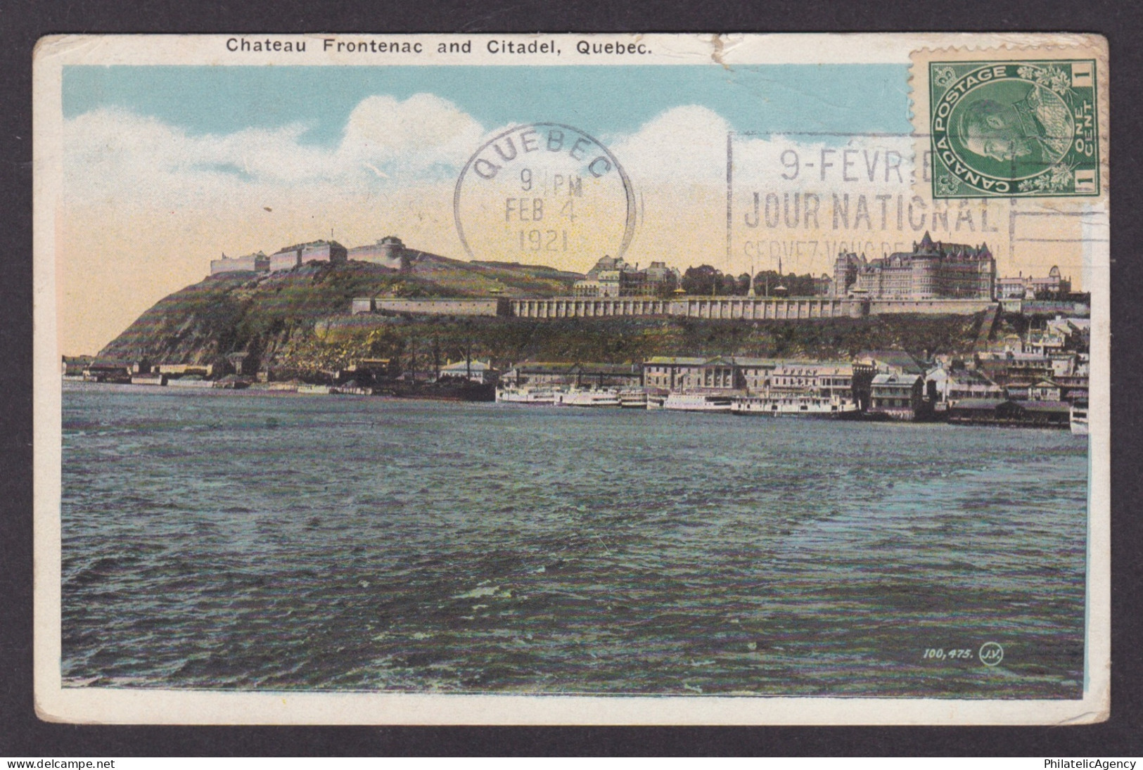 Postcard, CANADA, Quebec, Chateau Frontenac and Citadel