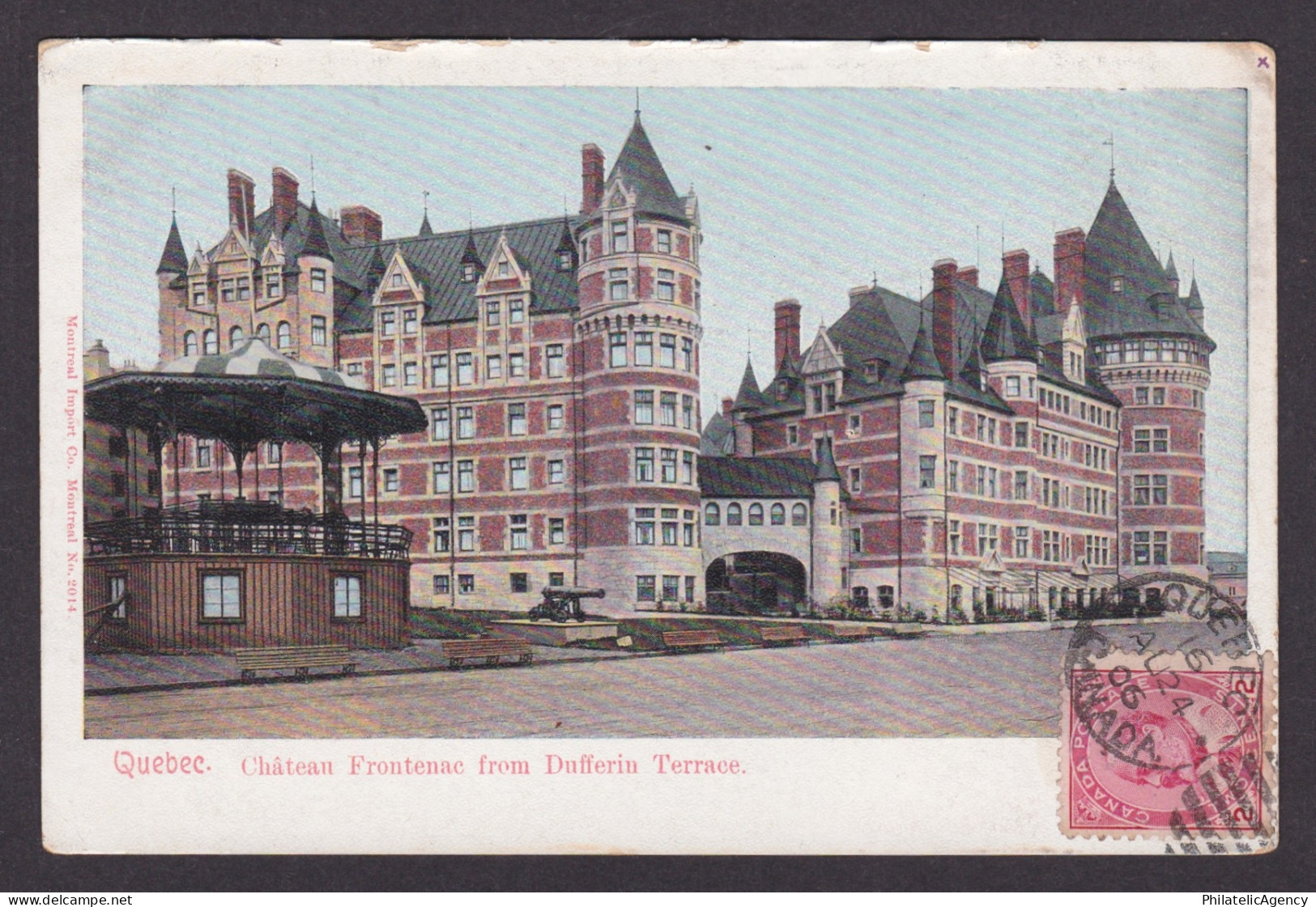 Postcard, CANADA, Quebec, Château Frontenac from Dufferin Terrace