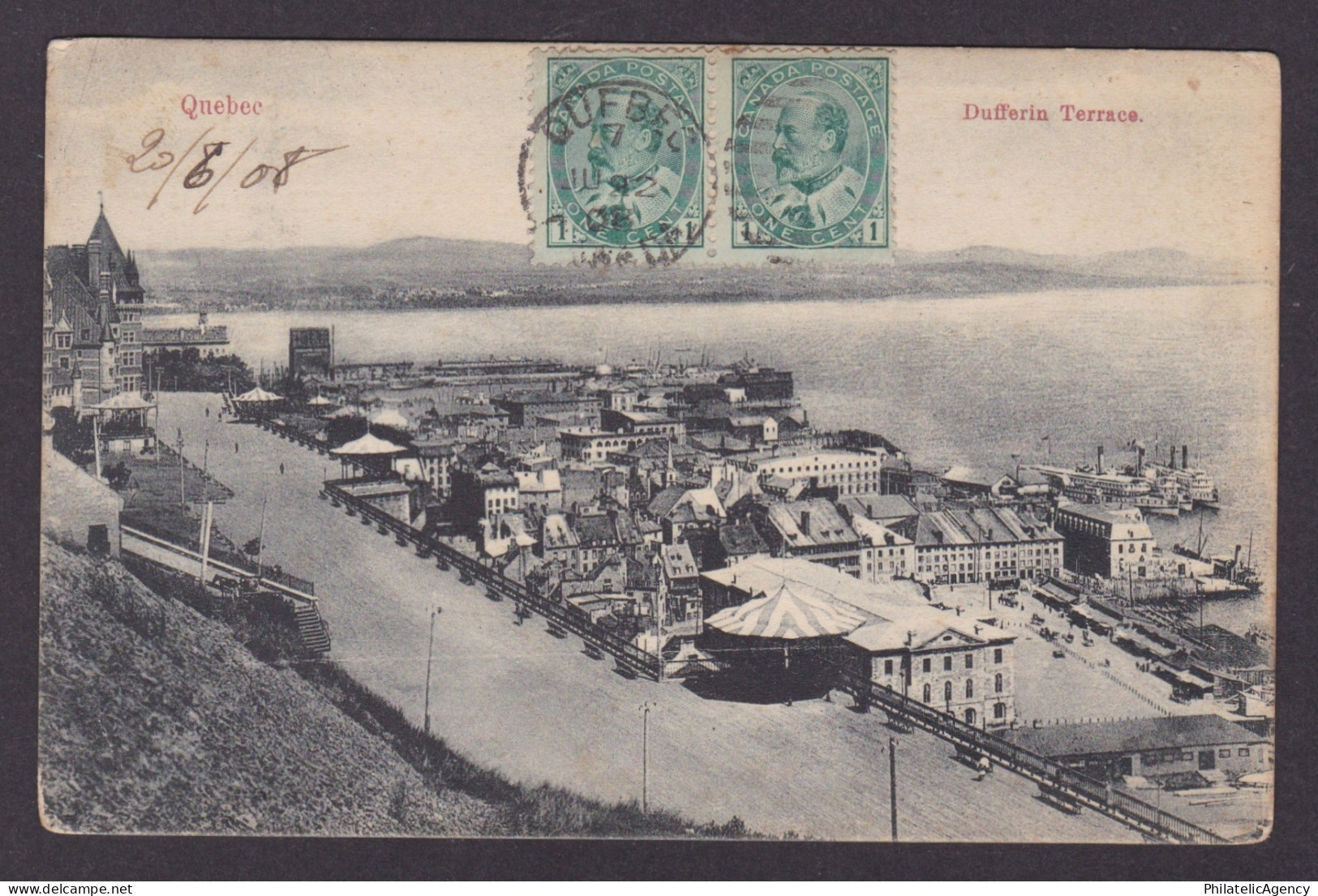 Postcard, CANADA, Quebec, Dufferin Terrace