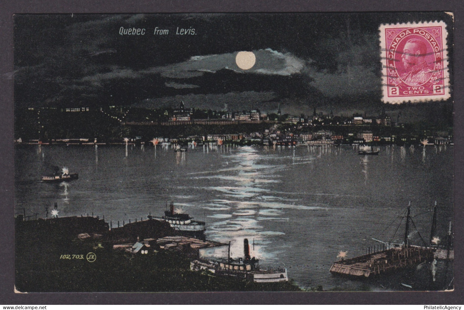 Postcard, CANADA, Quebec From Levis
