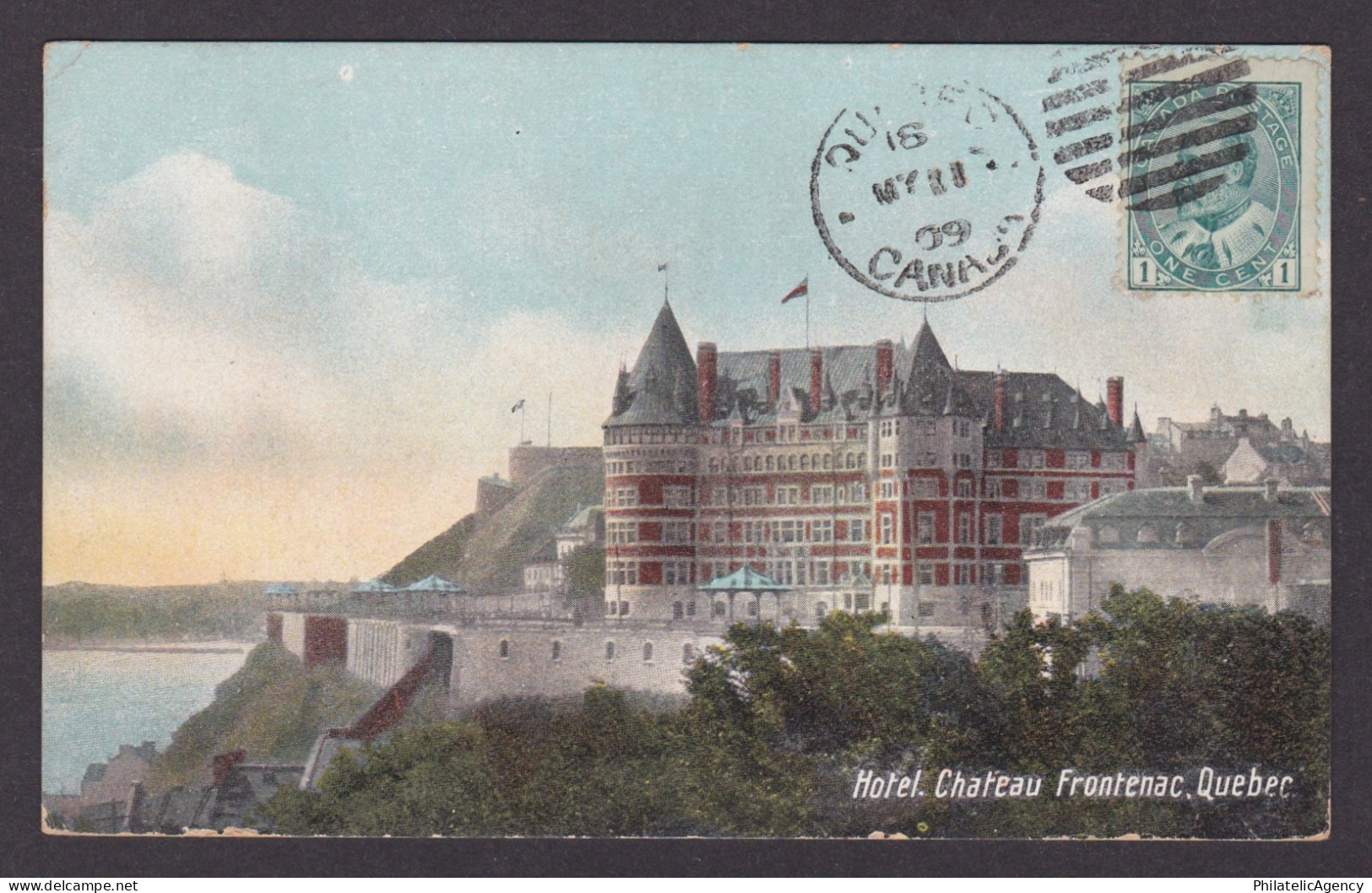 Postcard, CANADA, Quebec, Hotel, Chateau Frontenac