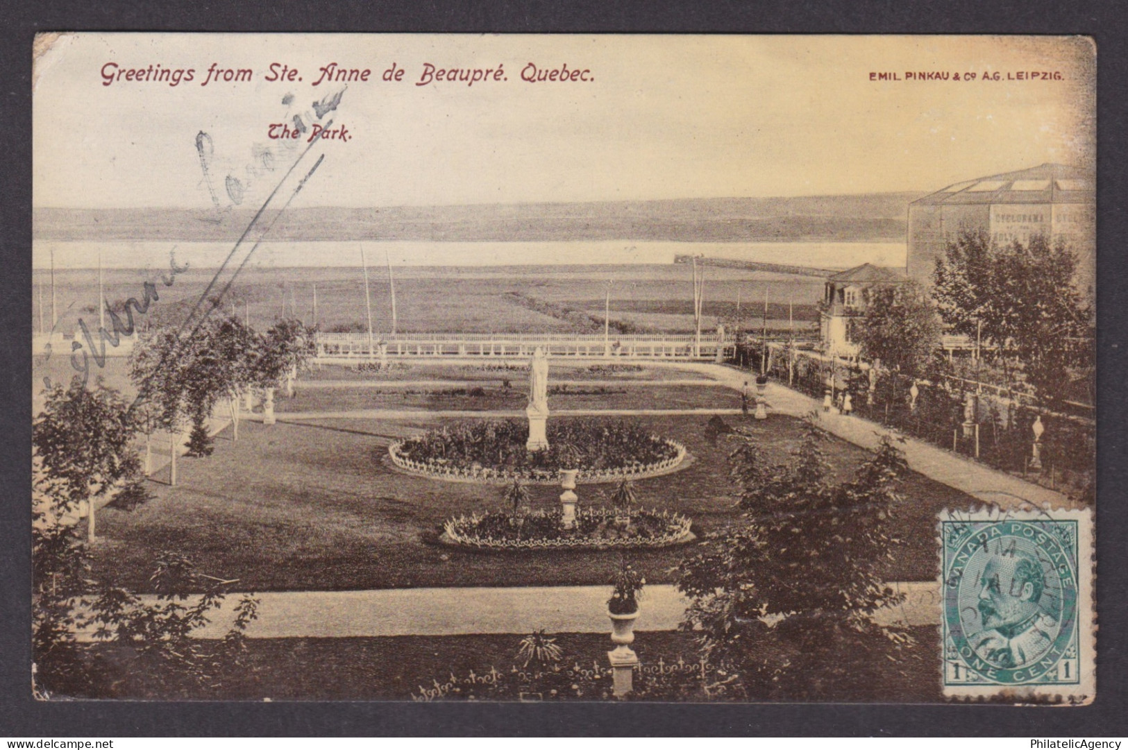 Postcard, CANADA, Sainte-Anne-de-Beaupré, The Park