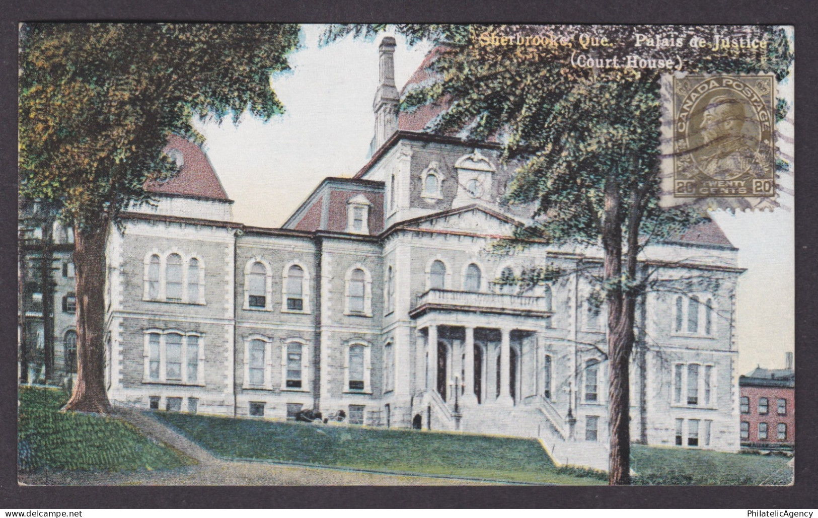 Postcard, CANADA, Sherbrooke, Court House