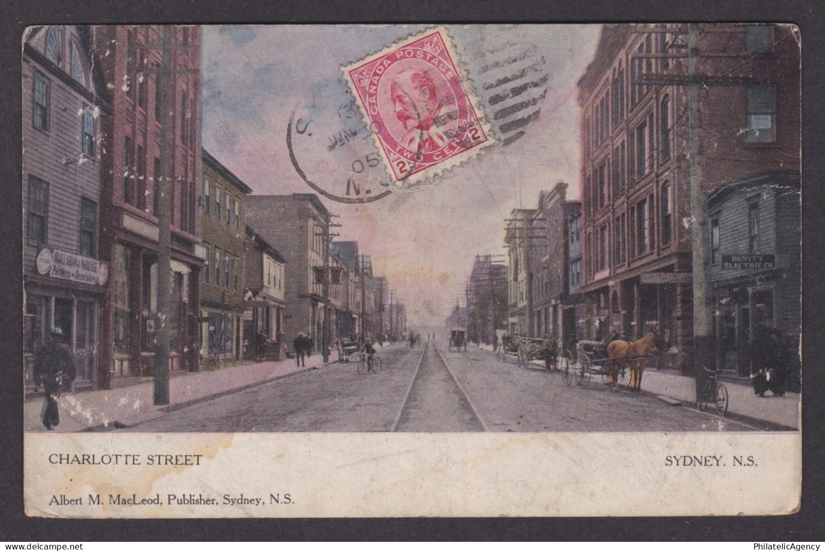 Postcard, CANADA, Sydney, Charlotte Street