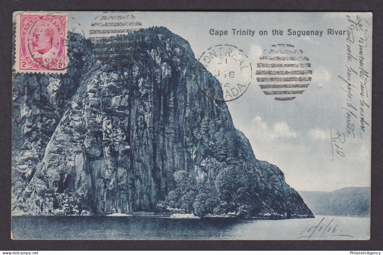 Postcard, CANADA, Vancouver, Cape Trinity on the Saguenay River