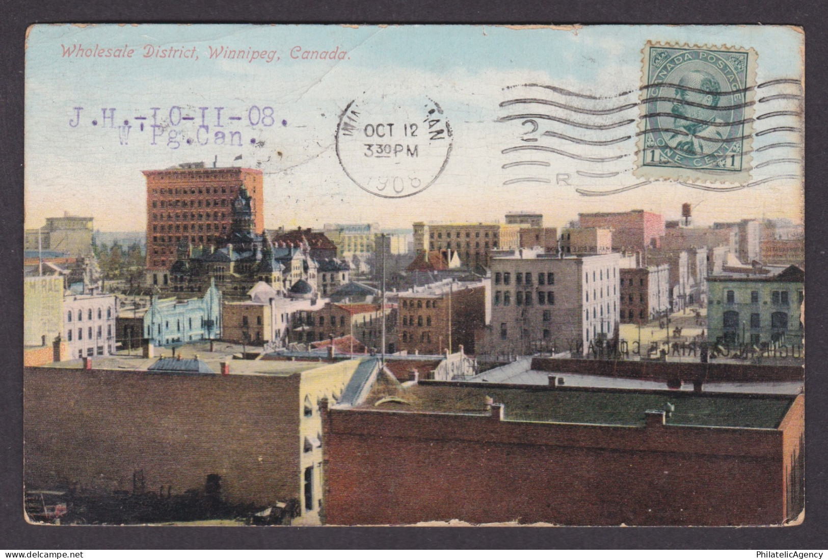 Postcard, CANADA, Winnipeg, Wholesale District
