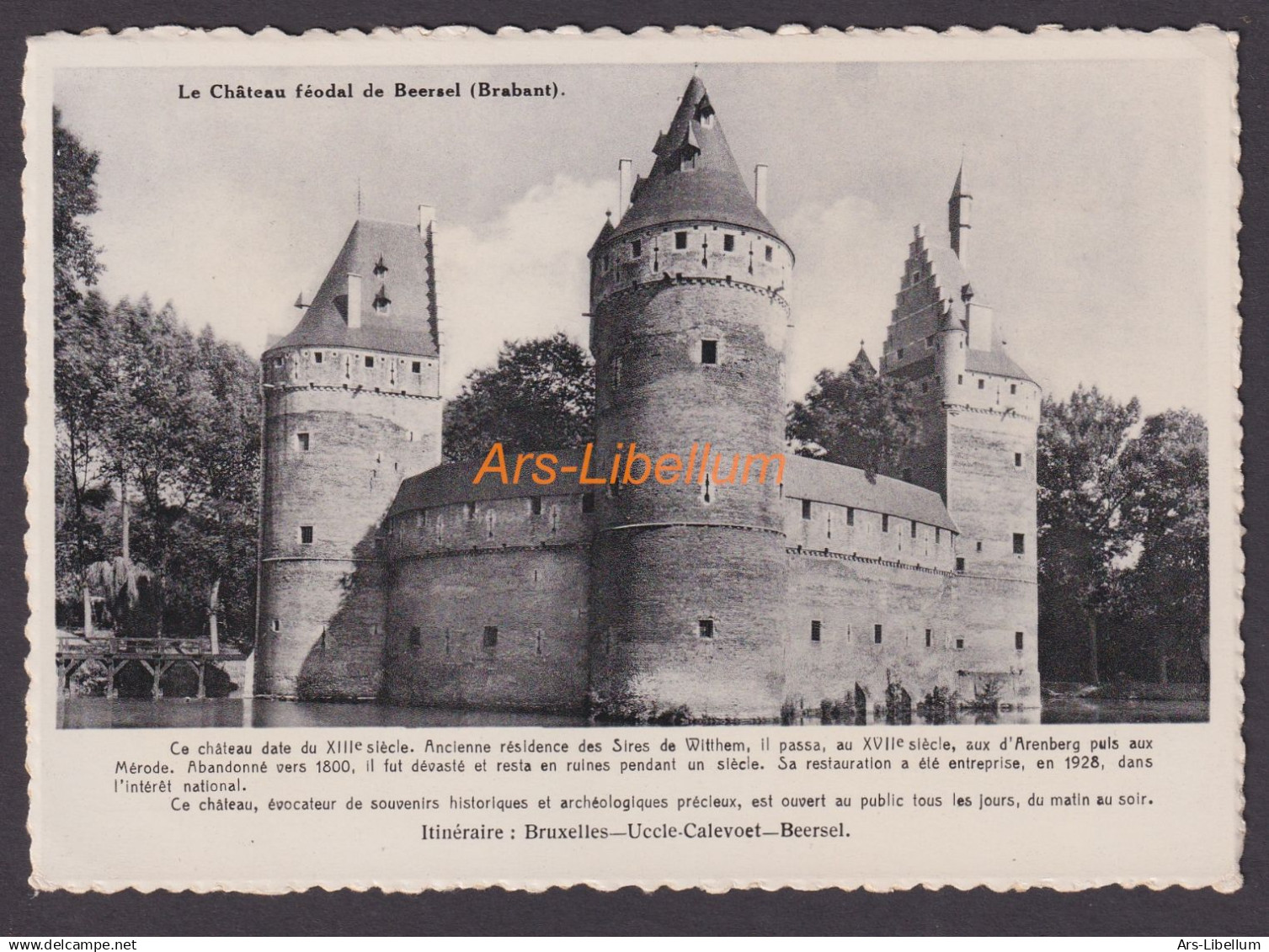 Postcard / CPA / Kasteel van Beersel / Beersel / Château féodal / Nels / Ern. Thill, Bruxelles / 2 scans