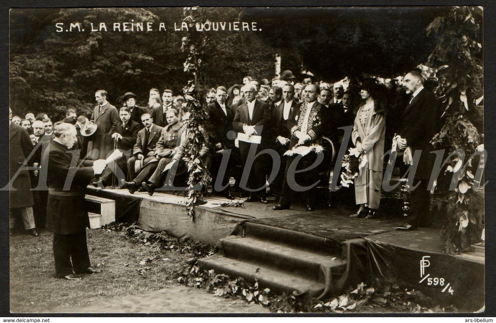 Postcard / CPA / ROYALTY / Belgique / België / Reine Elisabeth / La Louvière / 1923