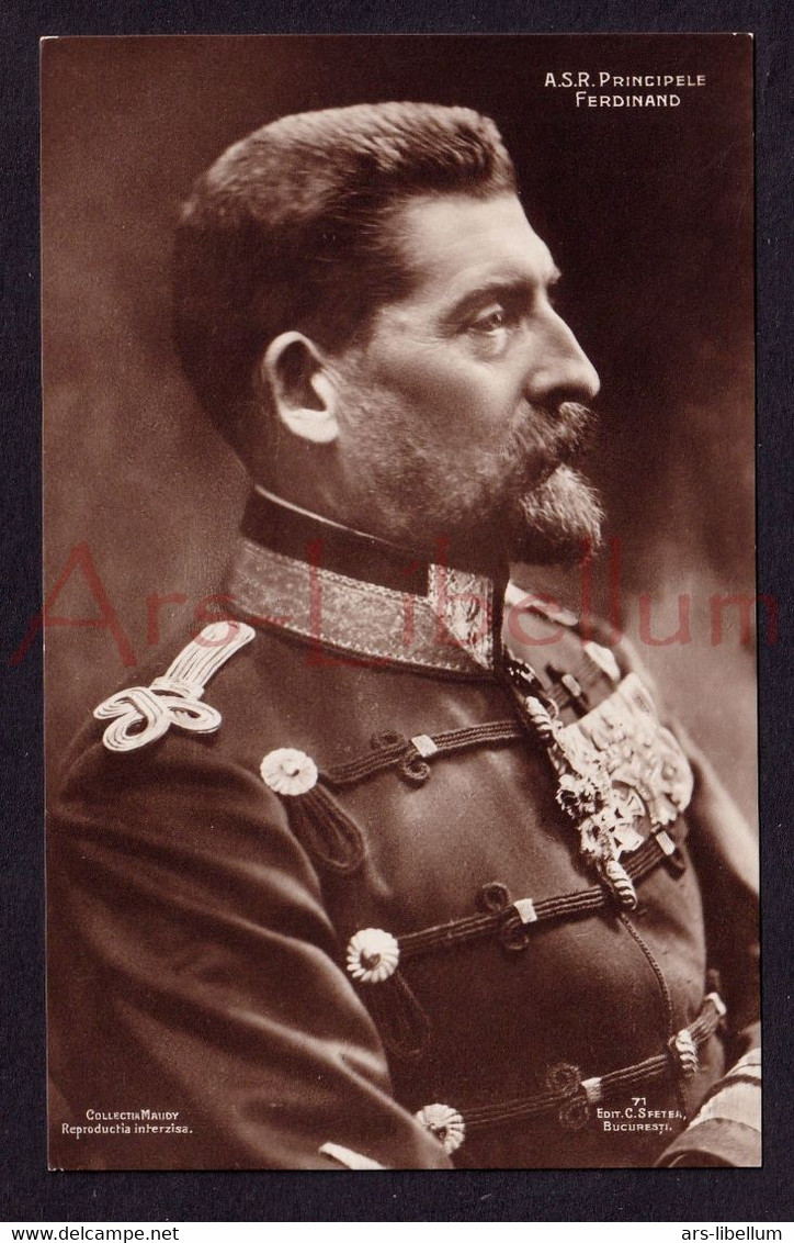 Postcard / CPA / ROYALTY / Romania / Roumanie / Ferdinand / Principele Ferdinand / Colectia Mandy / unused