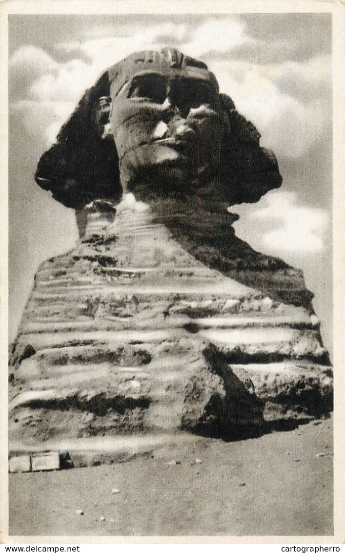 Postcard Egypt Sphinx