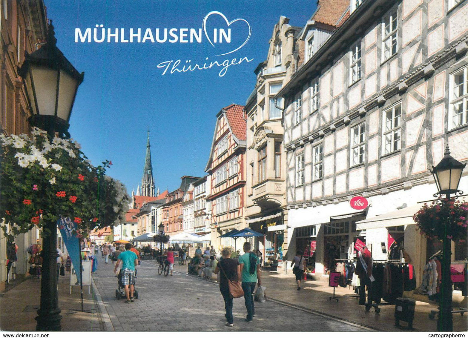Postcard Germany Muhlhausen