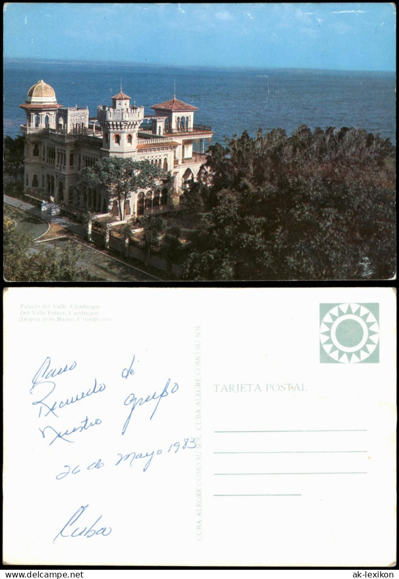 Postcard Kuba allgemein Palacio del Valle, Cienfuegos 1983
