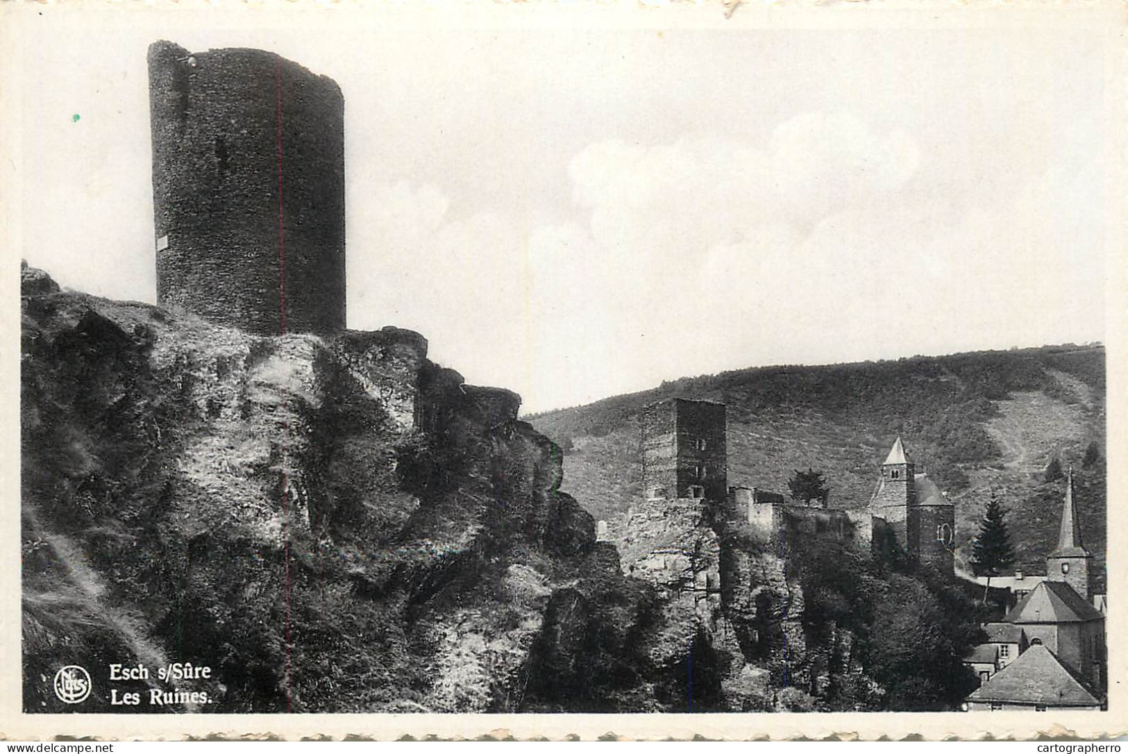 Postcard Luxembourg Esch Sure