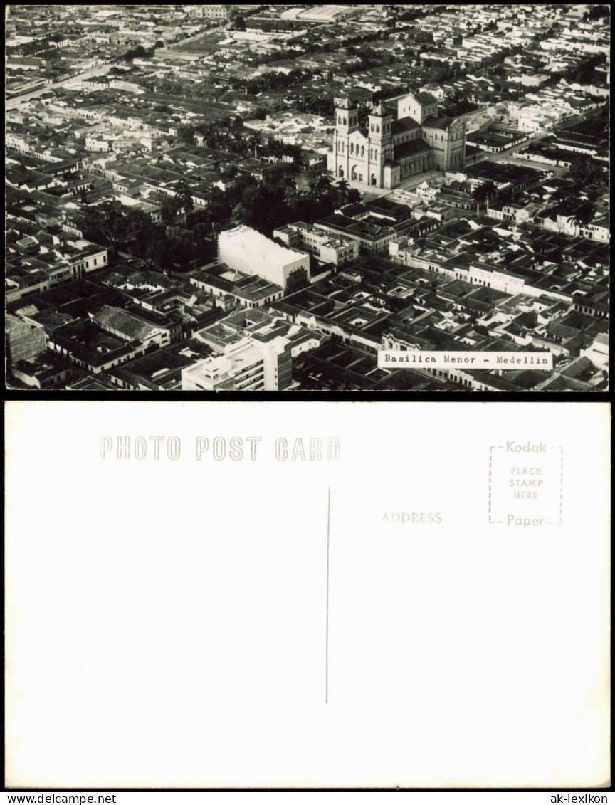 Postcard Medellín Luftaufnahme Aerial View 1928  Kolumbien Columbia