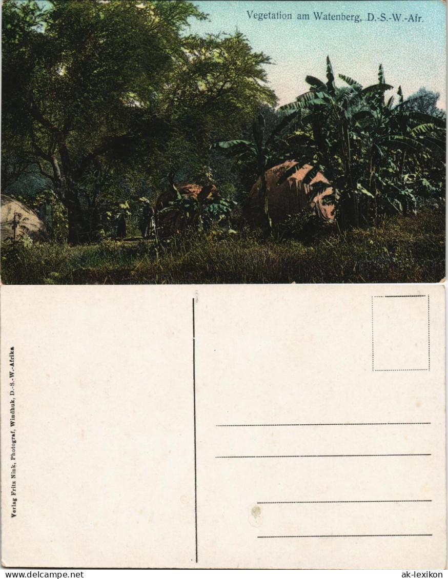 Postcard .Namibia Deutsch-Südwestafrika DSWA Kolonie Watenberg 1911