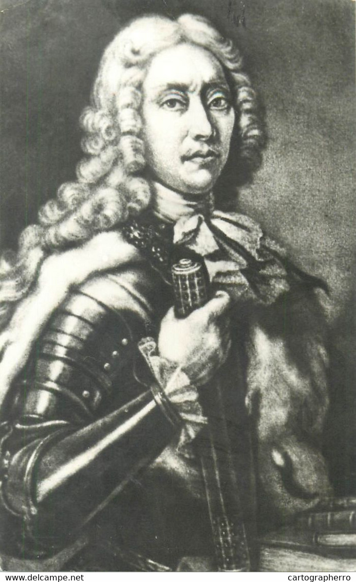 Postcard Romania Dimitrie Cantemir Moldavia lord portrait