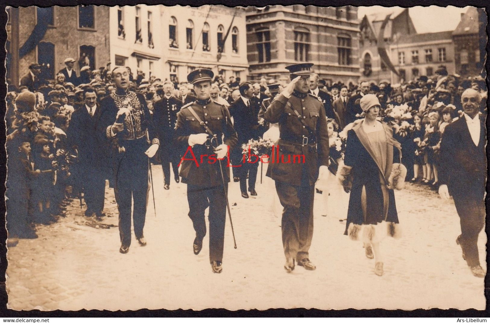Postcard / ROYALTY / Belgique / België / Koning Albert I / Koningin Elisabeth / Temse / Tamise / 1926 / 2 scans