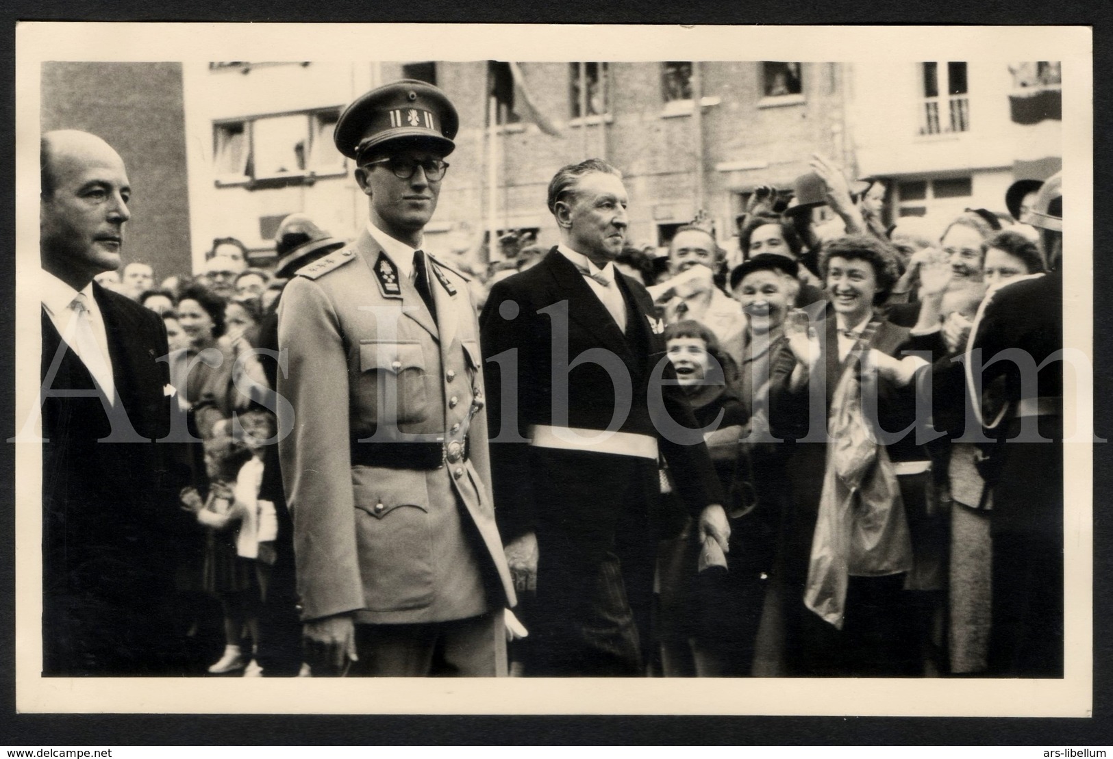 Postcard / ROYALTY / Belgique / België / roi Baudouin / koning Boudewijn / Malmedy / 1956