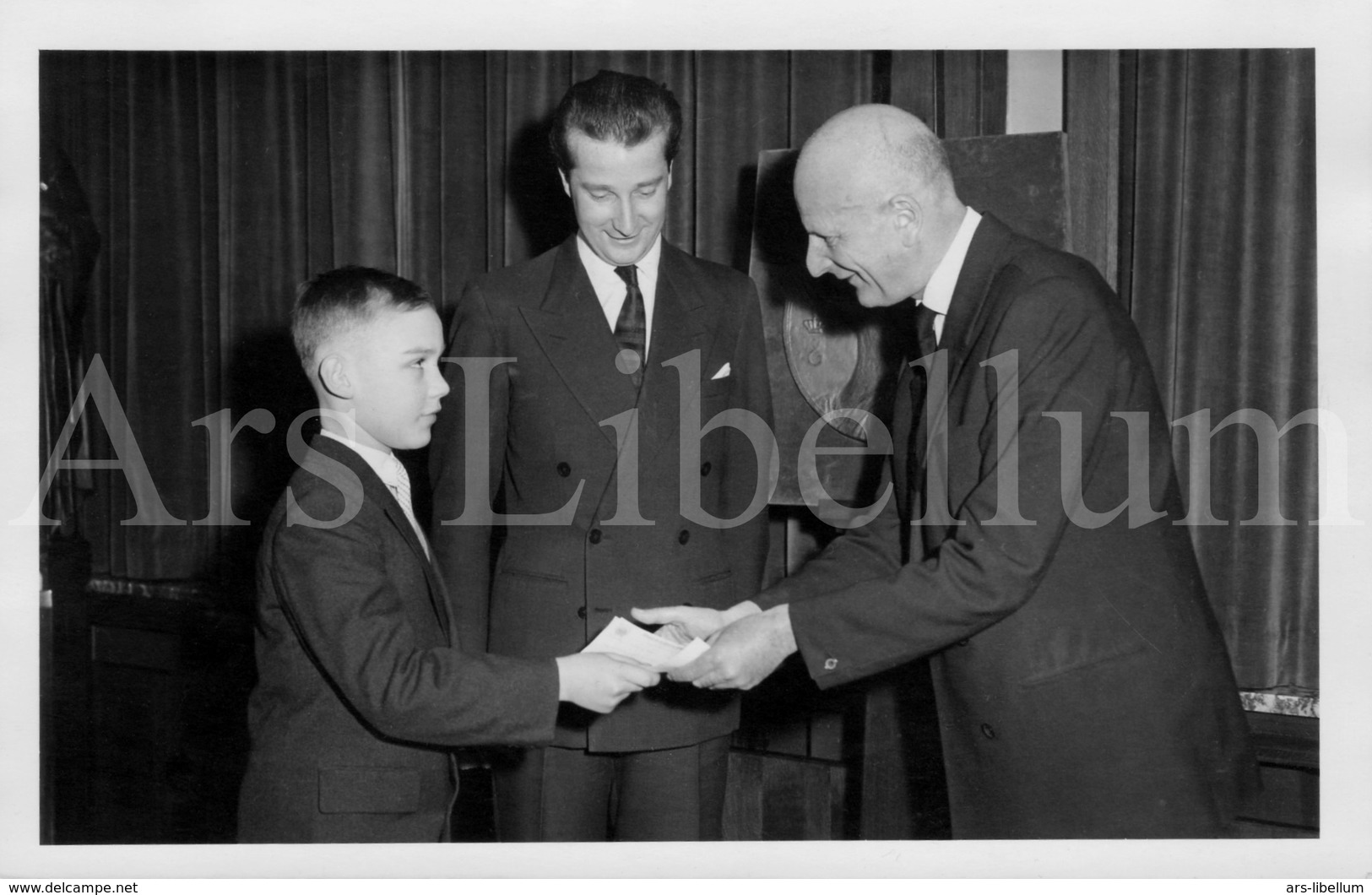 Postcard / ROYALTY / Belgique / prince Albert / prins Albert / 1960 / pour les sinistrés de Fréjus
