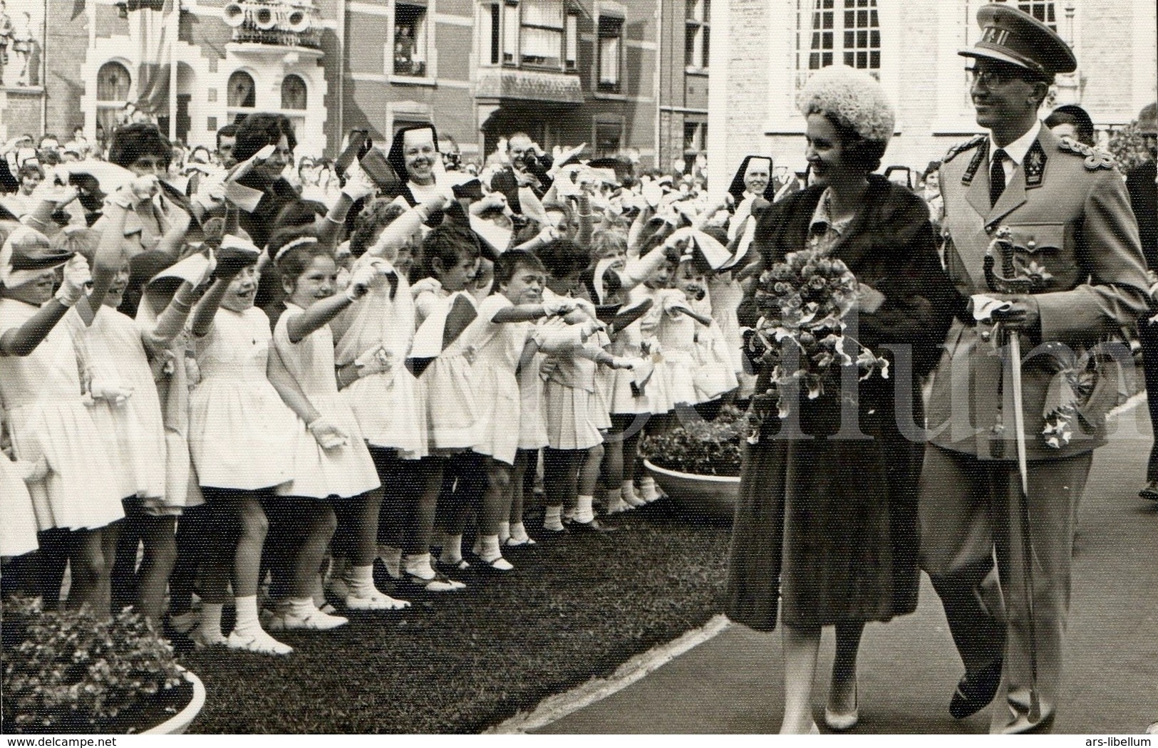 Postcard / ROYALTY / Belgique / reine Fabiola / koningin Fabiola / roi Baudouin / koning Boudewijn / Hasselt / 1962