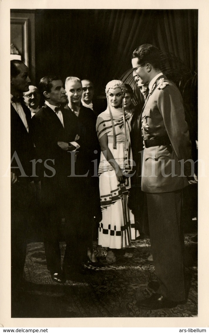 Postcard / ROYALTY / Belgique / roi Baudouin / koning Boudewijn / 1959 / Gala de la Presse / Maurice Béjart