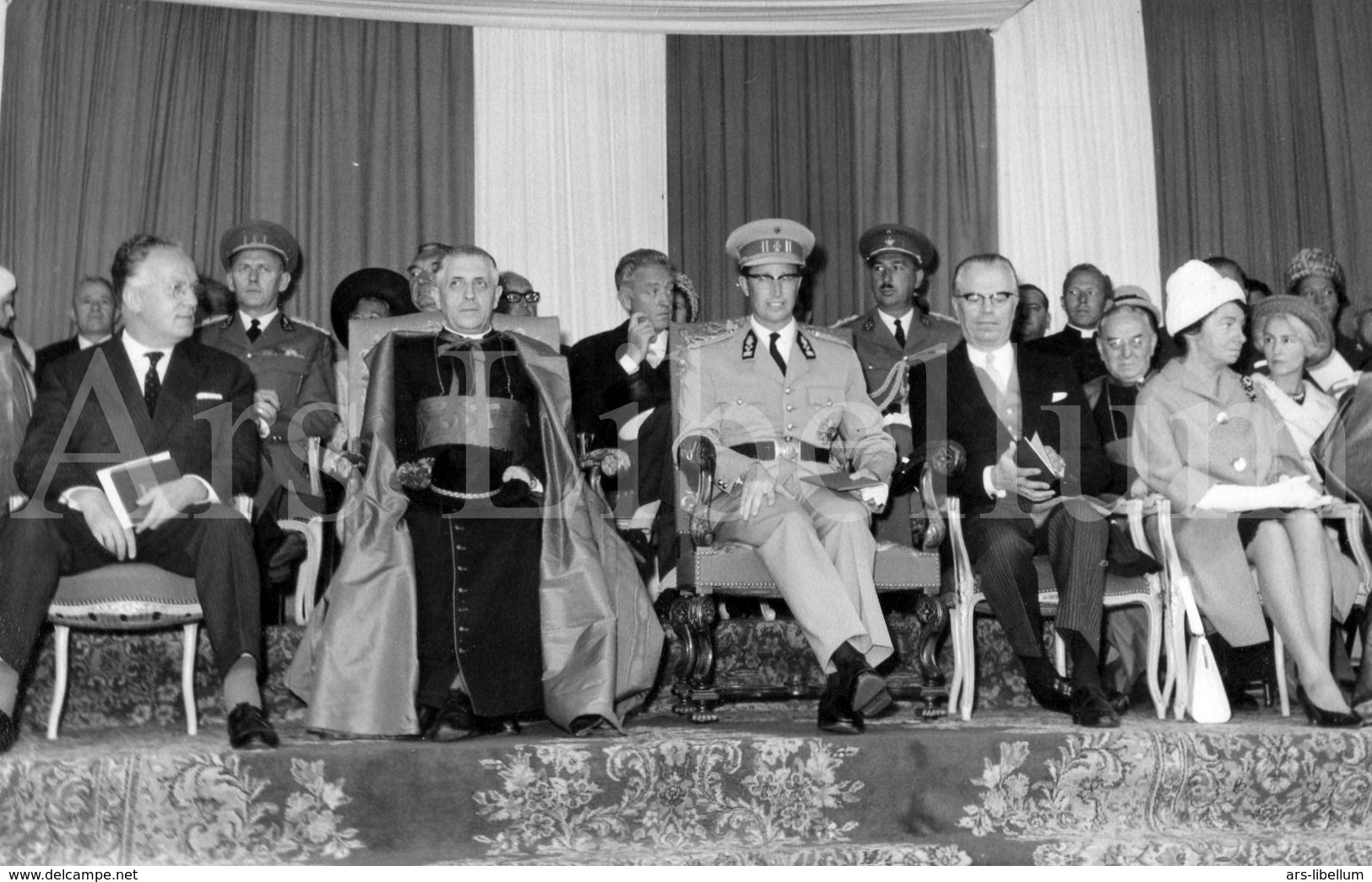 Postcard / ROYALTY / Belgique / roi Baudouin / koning Boudewijn / Mechelen / 1963 / Leo Suenens / Hanswijkprocessie