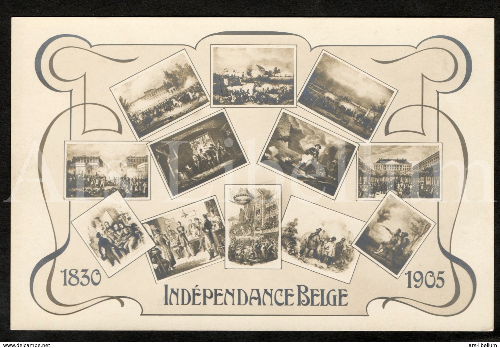 Postcard / ROYALTY / Indépendance Belge / Indépendance Belge / 1830 - 1905 / unused