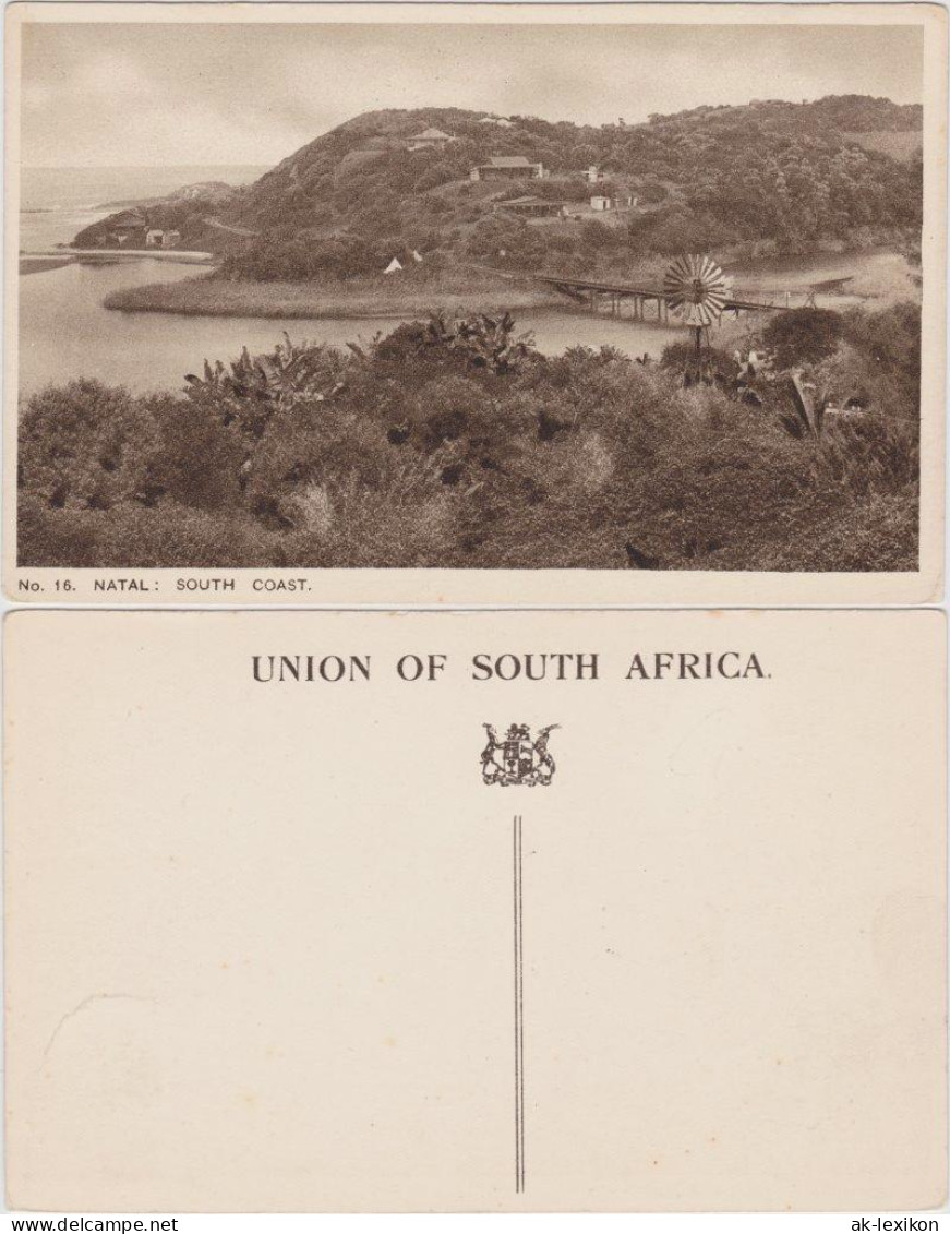Postcard Südafrika Südküste: Natal 1930