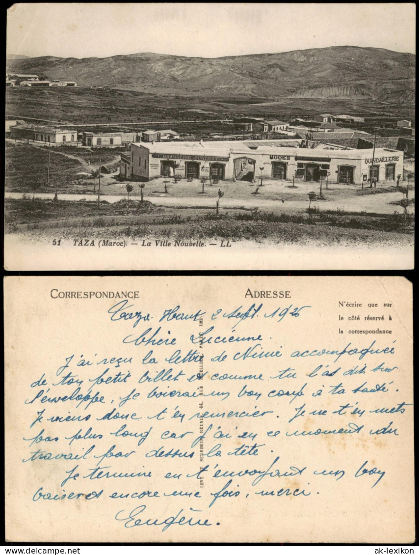 Postcard Taza TAZA (Maroc) La Ville Nouvelle 1926