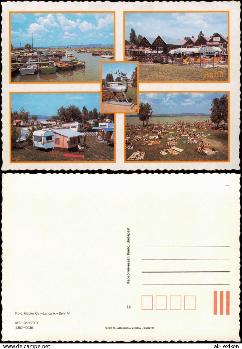 Postcard .Ungarn Agard Mehrbildkarte Ungarn (Allgemein) 1975
