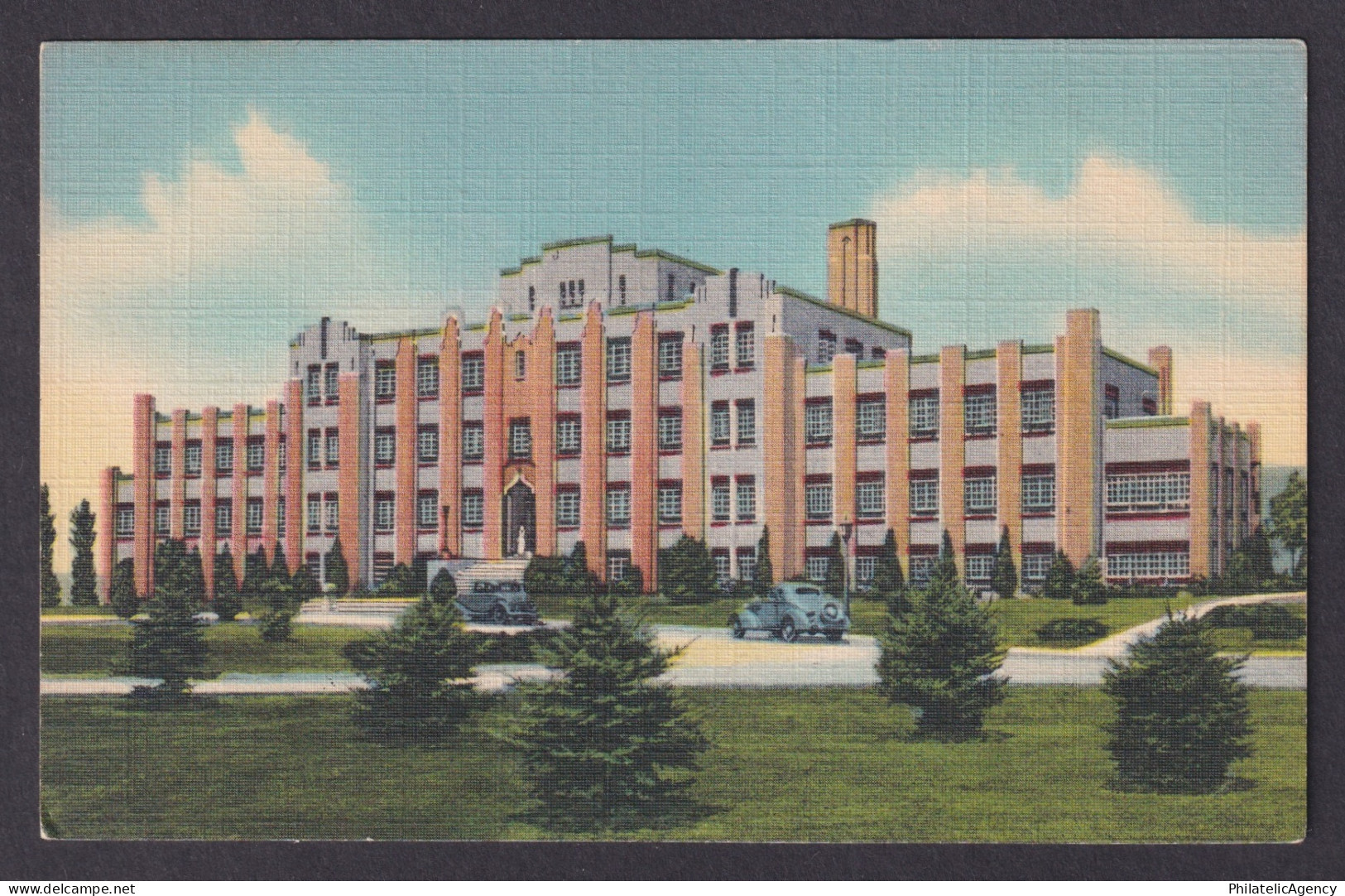 Postcard, United States, Albuquerque NM, Indian Sanatorium