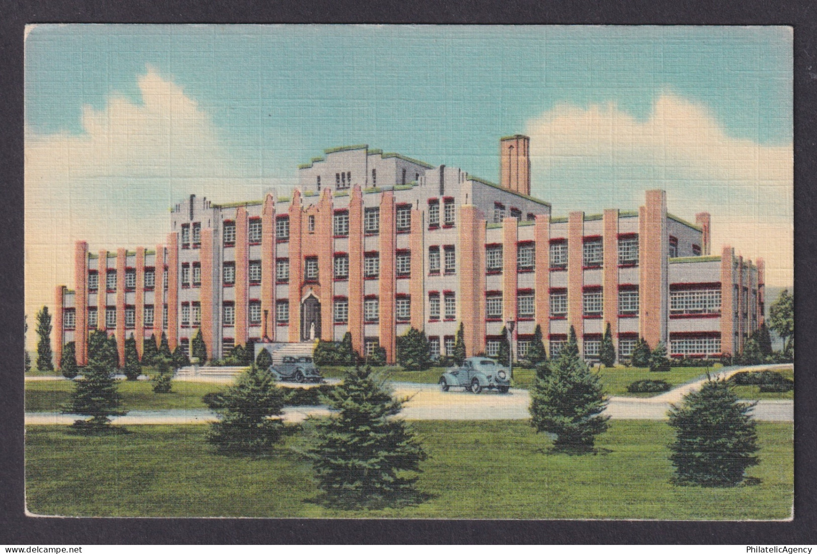 Postcard, United States, Albuquerque NM, Indian Sanatorium