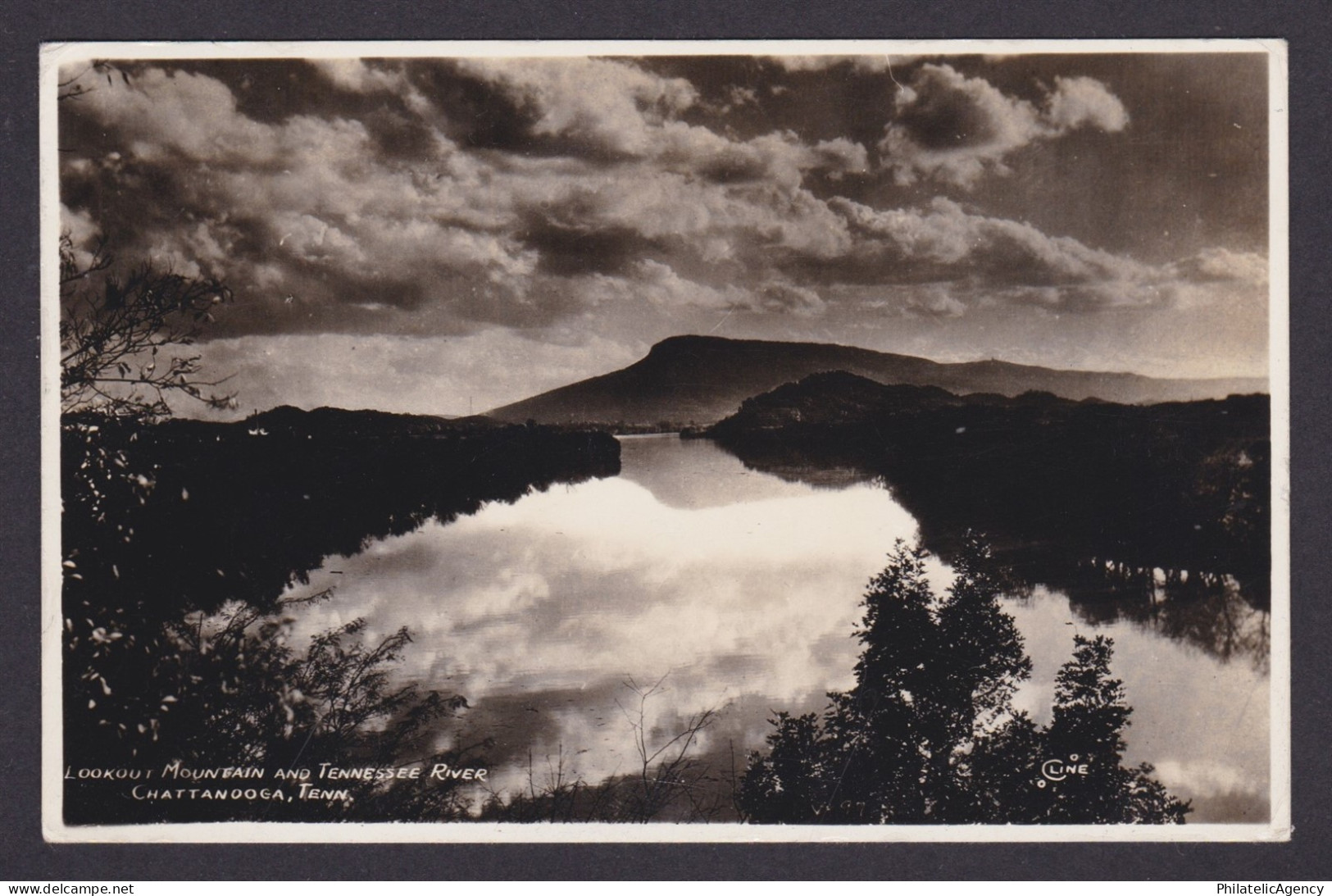 Postcard, United States, Chattanooga TN, Lookout Mountain and Tennessee River