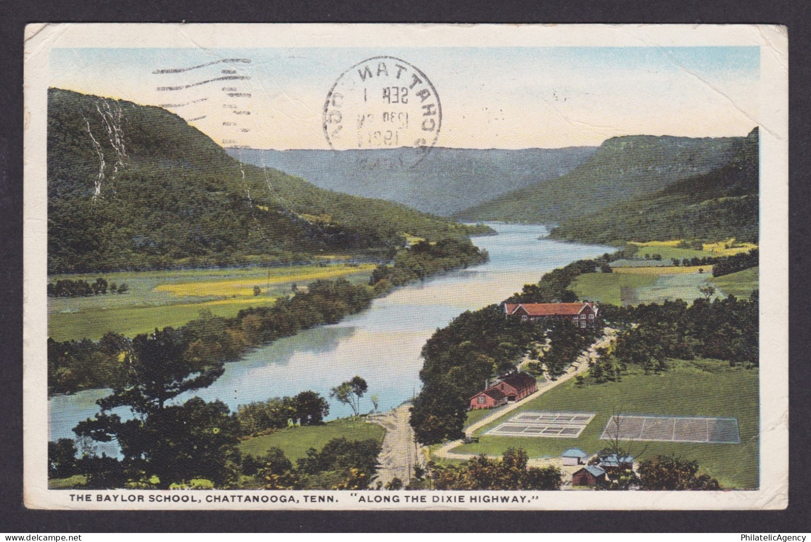 Postcard, United States, Chattanooga TN, The Baylor School