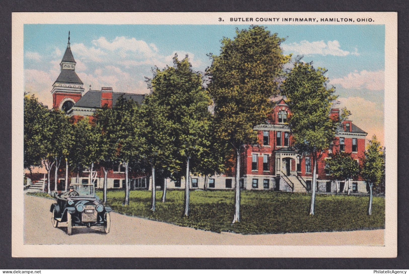 Postcard, United States, Hamilton OH, Butler County Infirmary