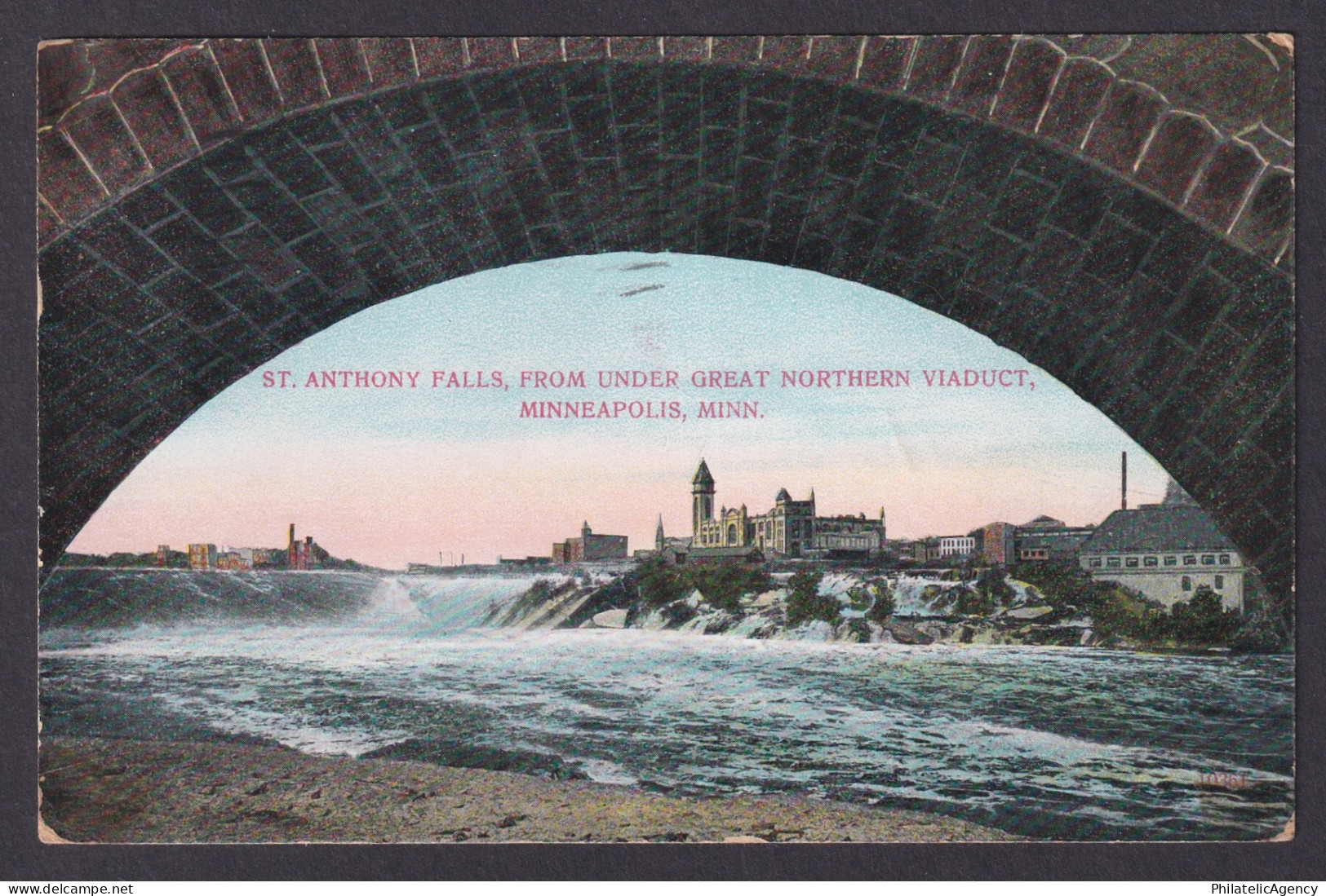 Postcard, United States, Minneapolis MI, St. Anthony Falls