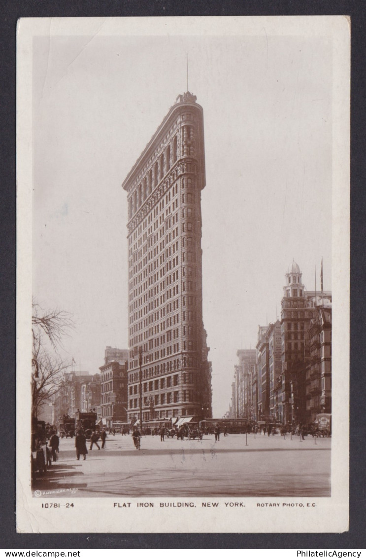 Postcard, United States, New York City NY, Flat Iron Building