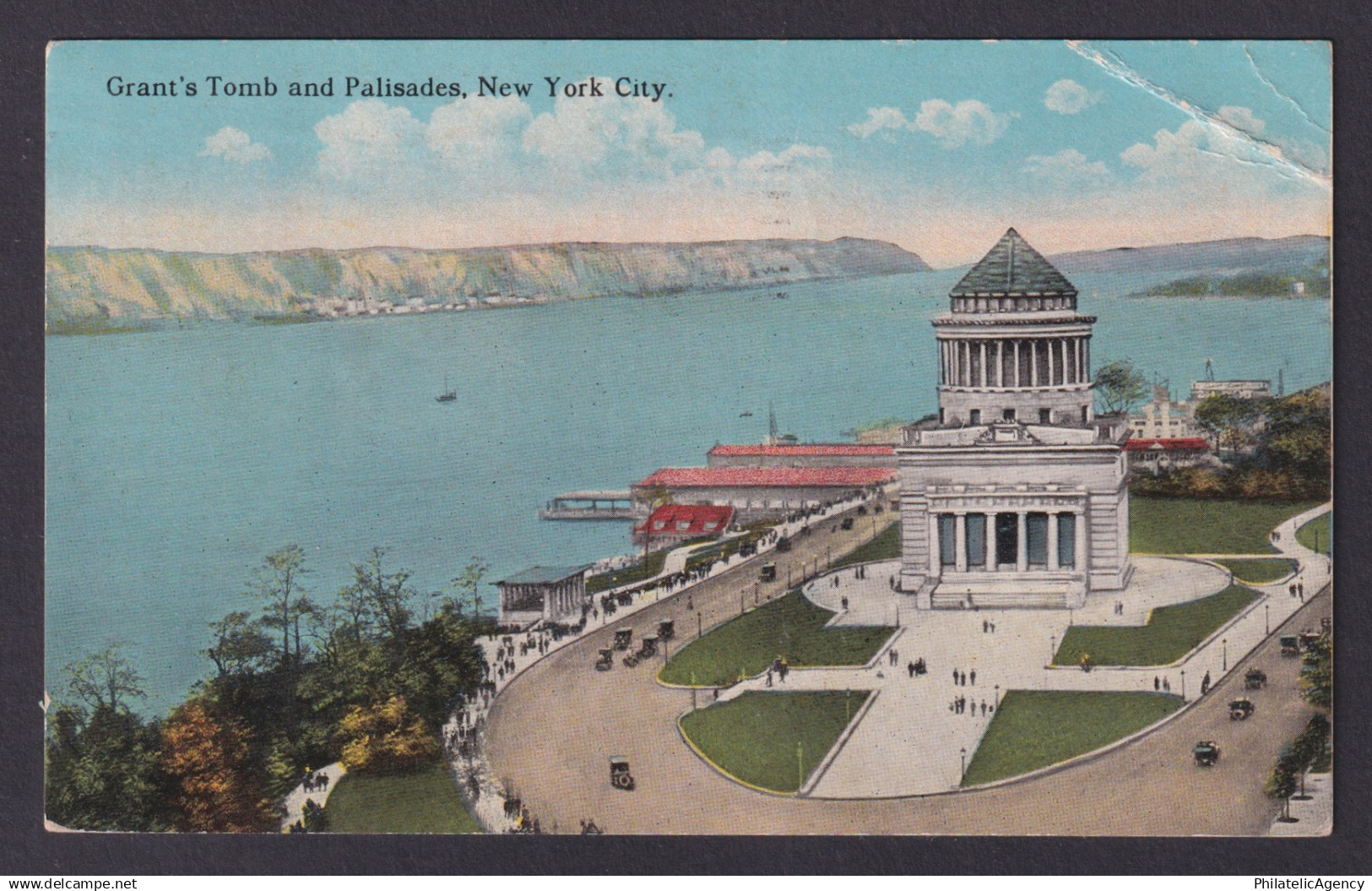 Postcard, United States, New York City NY, Grant's Tomb and Palisades