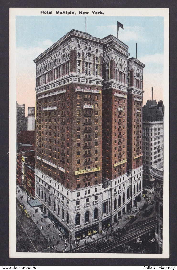 Postcard, United States, New York City NY, Hotel McAlpin