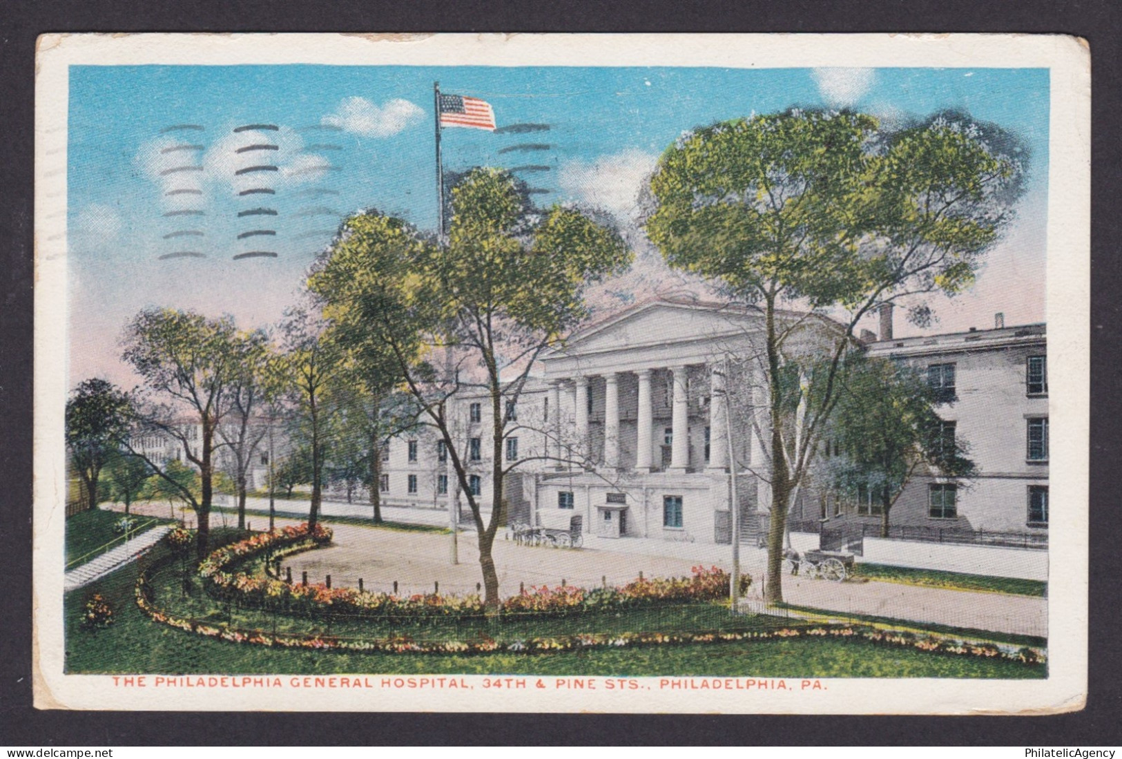 Postcard, United States, Philadelphia PA, The Philadelphia General Hospital