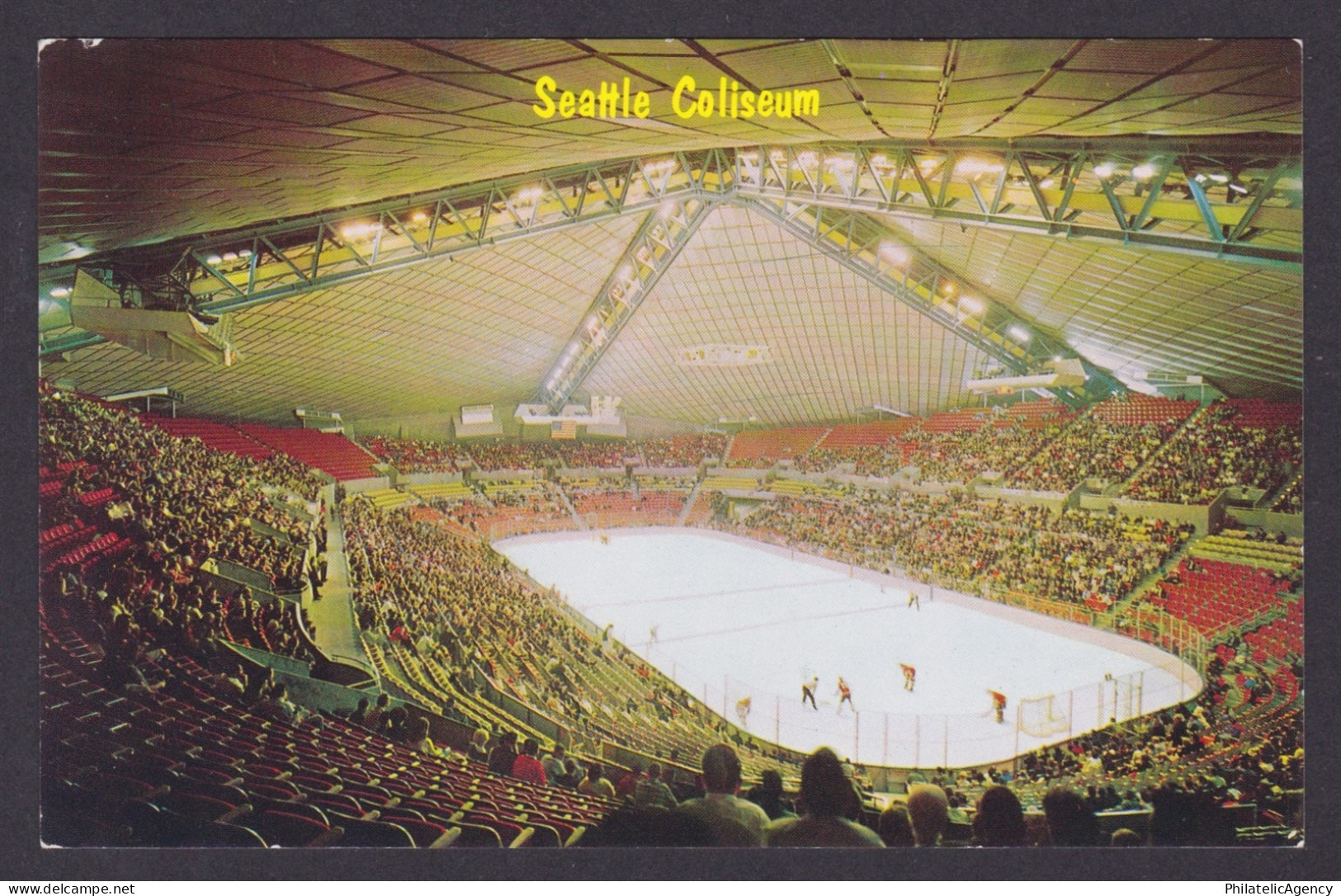 Postcard, United States, Seattle WA, Seattle Coliseum